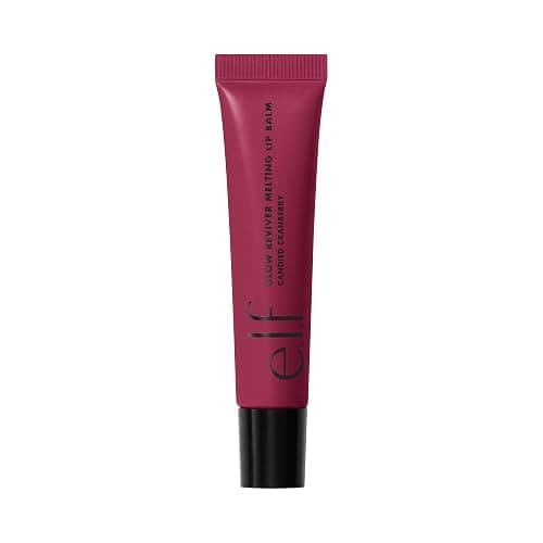 e.l.f. Glow Reviver Melting Lip Balm, Hydrating Tinted Lip Balm For A Glossy Finish & Soft, Supple Lips, Vegan & Cruelty-Free, Candied Cranberry thumbnail 8