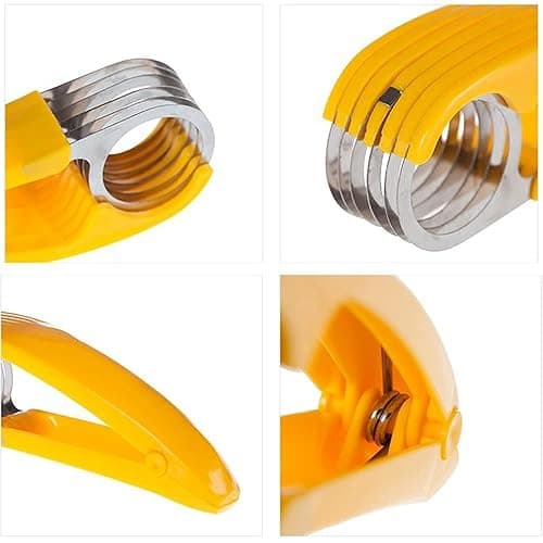 Guyuyii Banana Slicer - Quick and Safe Banana Cutter for Even Slices, Easy Kitchen Gadget for Kids and Adults, Perfect for Snacks, Fruit Salads, Desserts and Meal Prep thumbnail 4