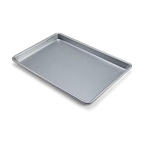 Chicago Metallic Commercial II Traditional Uncoated True Jelly Roll Pan, Make jelly rolls, cookies, pizza, one-pan meals, and more, 15-Inch by 10-Inch - Image 1