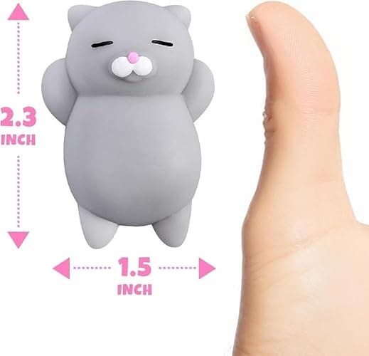 Squishies Kawaii, 4 Pcs Cat Squishy Mini Squishies Stress Mochi Squishy Mochi Squishies Animals Cat Stress Mochi Animal thumbnail 3