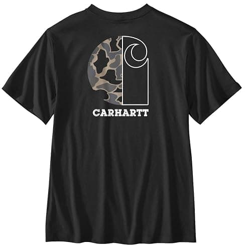 Carhartt Men's Relaxed Fit Lightweight Short-Sleeve Pocket Camo Graphic T-Shirt - Image 1