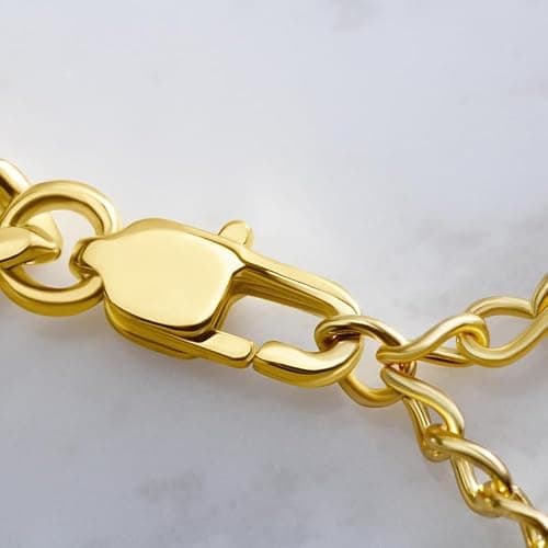 VIRAGIL Promise Cuban Chain Necklace for Him, 7mm Thick, Sentimental Gift for Husband, BF Gifts for Birthday, Gift Ideas for Boyfriend, Valnetine Gifts for Him thumbnail 5