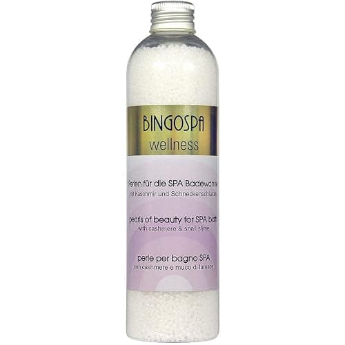 Cosmetici da bagno per la casa Home Spa: perle da bagno di bellezza con cashmere e bava di lumaca 230 g BINGOSPA - Image 1