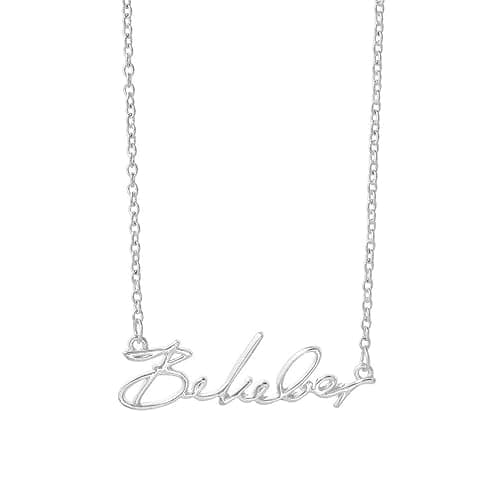 GIOIA Justin Bieber Belieber Script Necklace thumbnail 3