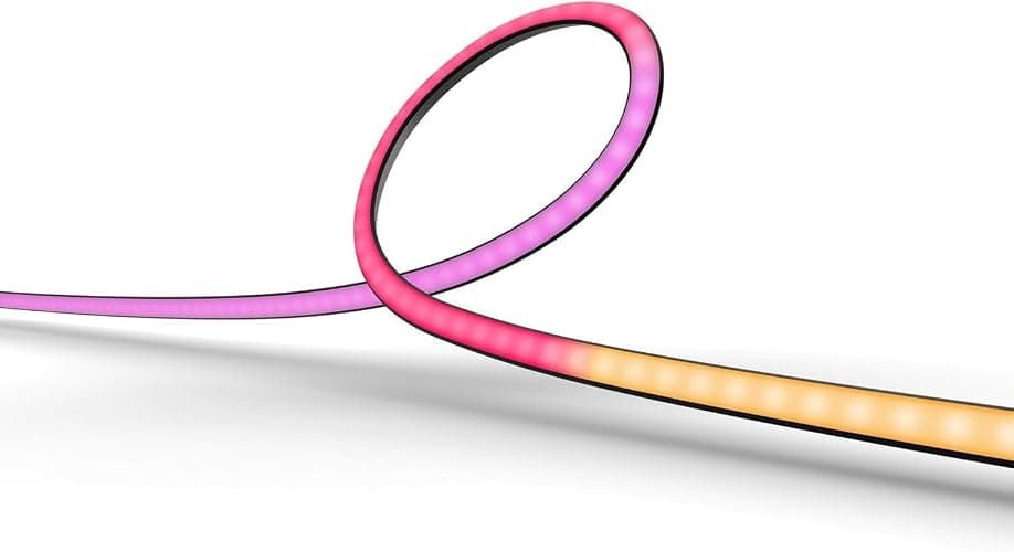 Philips Hue Lightstrip Play Gradient pour TV 55 pouces, Bande ambilight pour synchronisation de la lumière avec l'écran, Bande led compatible avec Alexa, Google Assistant et Apple Homekit thumbnail 3