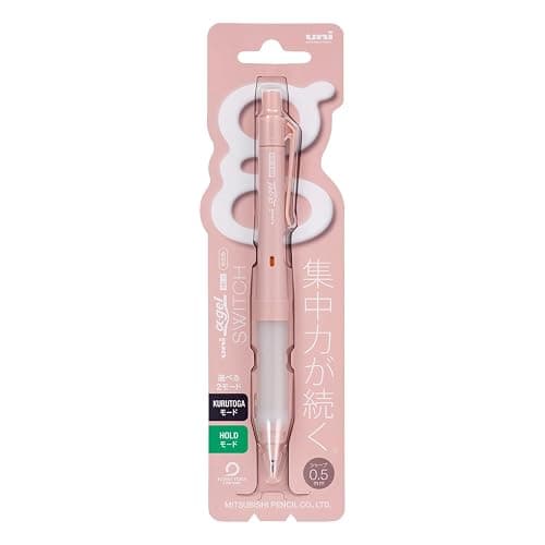 Mitsubishi Pencil Mechanical Pencil Alpha Gel Switch 0.5 Cotton Pink M51009GG1P.51 thumbnail 2