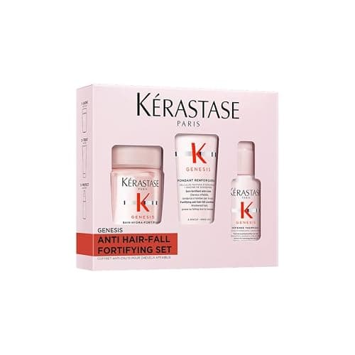 Kérastase, Genesis, Pflegeroutine mit Shampoo, Haarspülung & Hitzeschutzspray, Probierset für feines und brüchiges Haar, Gegen Haarverlust und Haarbruch - Image 1