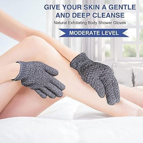 Yiclick 12Pcs Heavy Exfoliating Gloves, Body Scrub Glove For Shower Bath, Body Scrub Exfoliator, Exfoliating Body Scrubber for Bath Shower Exfoliation, Exfoliate Sponge Loofah Washcloth Mitt Men Women thumbnail 2