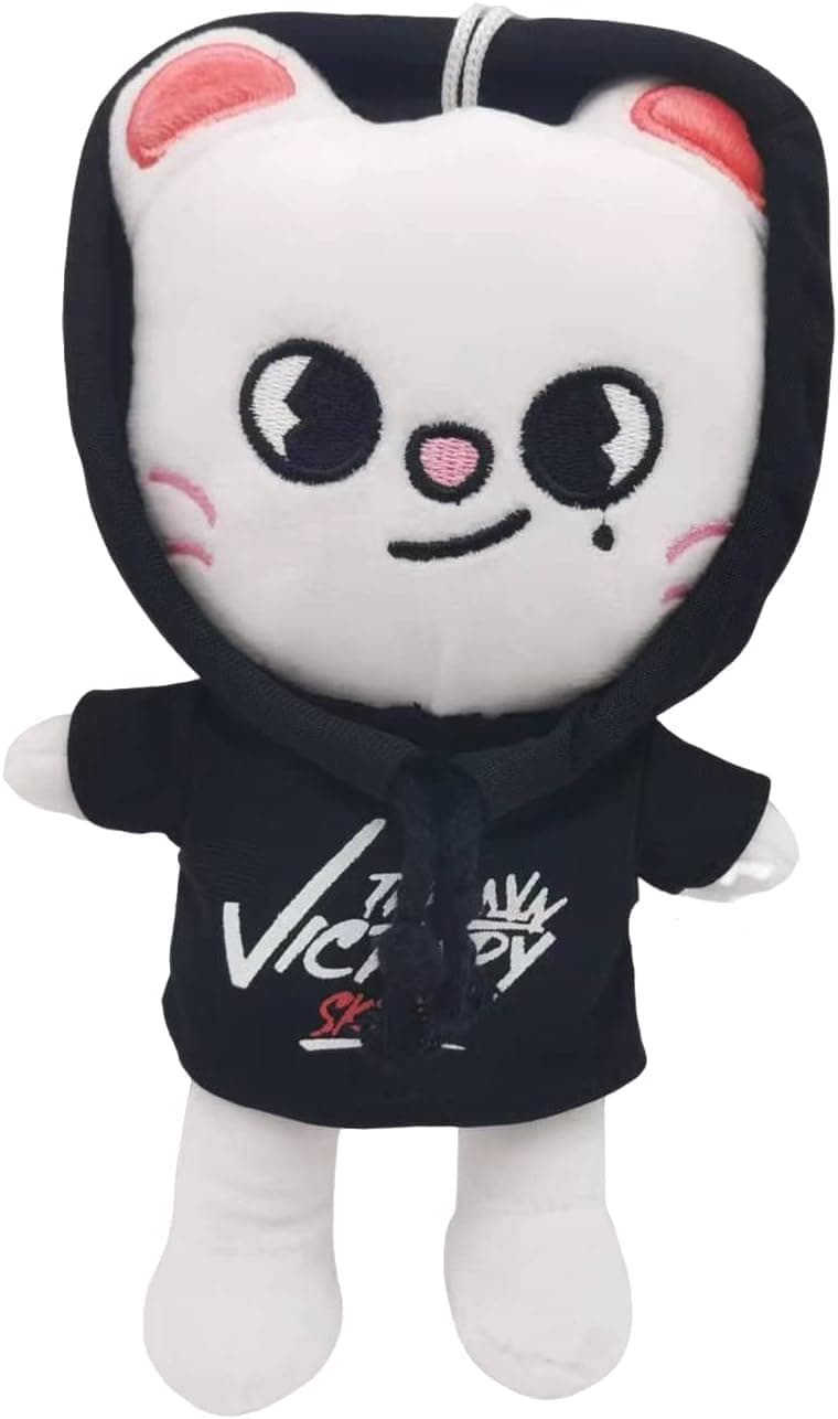 Cute Stray Kids Plush,9.8In Kawaii Skzoo Plush Toys,Creative Soft Stuffed Cartoon Toy Gift Toys for Kids Fans (Jiniret) - Jiniret - Image 1