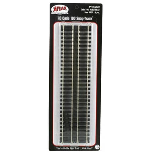 HO Code 100 9" Straight (6) - Image 1