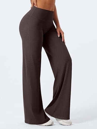 YEOREO Ease Workout Leggings Womens Straight Leggings Eddiy Gym Yoga Pants | 29"/31.5"/33"/35",No Front Seam,High Waist,Buttery,Booty Lifting,Wide Leg thumbnail 7
