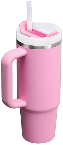 STANLEY Quencher H2.0 Tumbler with Handle and Straw 30 oz | Flowstate 3-Position Lid | Cup Holder Compatible for Travel | Insulated Stainless Steel Cup | BPA-Free | Peony thumbnail 3