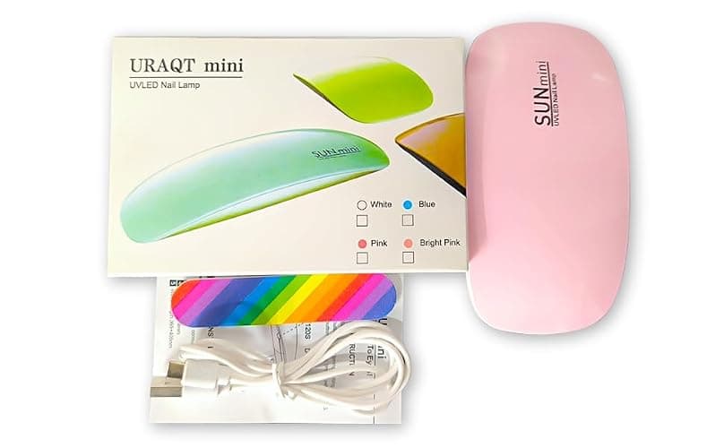 URAQT Mini Gel Nail Lamp, Portable Professional 6W UV LED Gel Nail Dryer with USB, Curing Lamp Professional Nail Art Tool Accessory for All Gel Nail Polish, Mother Gifts thumbnail 9