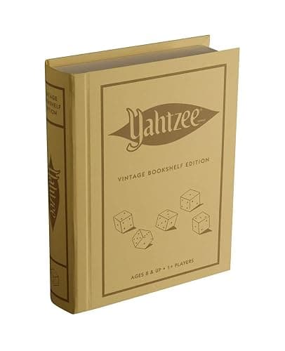 WS Game Company Yahtzee Vintage Bookshelf Edition - Image 1