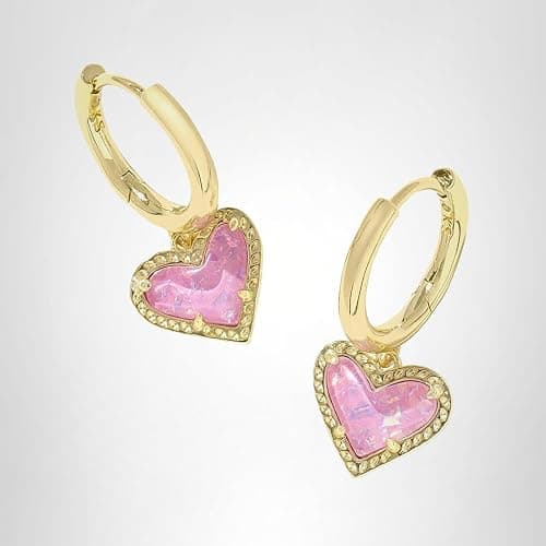 Kendra Scott Ari Heart Huggie Earrings for Women, Fashion Jewelry thumbnail 3