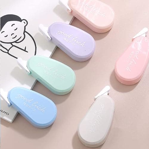 Correction Tapes, 6 Pack Macaron Color Correction Tape, 0.2 x 197 inch, Instant Corrections, Easy to Use Applicator, White Out Correction Tape for School, Office, Crafting thumbnail 6