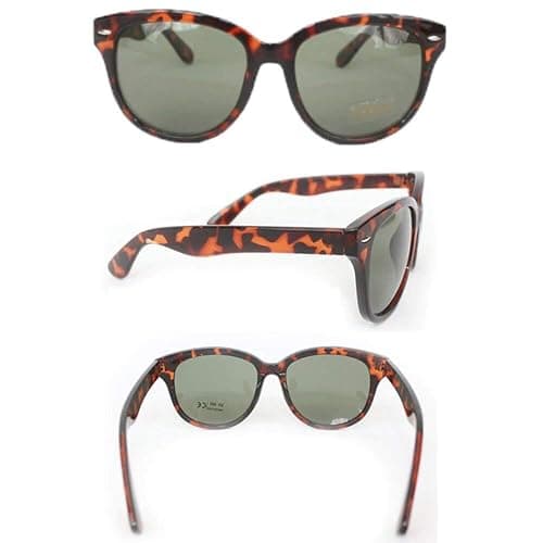 Utopiat Sonnenbrille Damen – Inspiriert von Frühstück bei Tiffany im Retro Stil der 90er Jahre - Mit Katzenaugen und Schildpatt Optik - Für Frauen und Teenager-Mädchen thumbnail 3