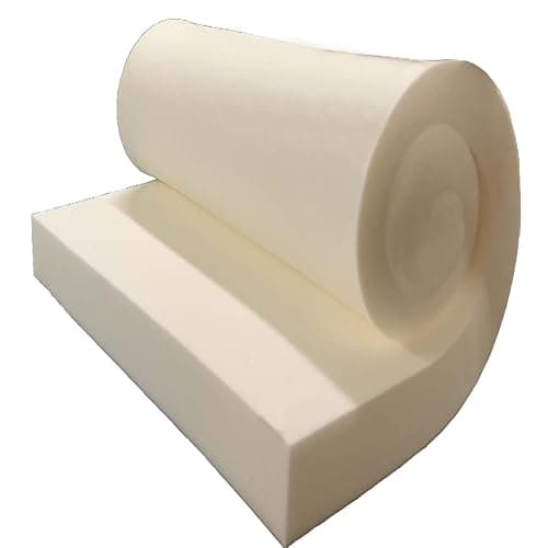 GoTo Foam 1" Height x 24" Width x 72" Length 44ILD (Firm) Upholstery Cushion Made in USA - Image 1