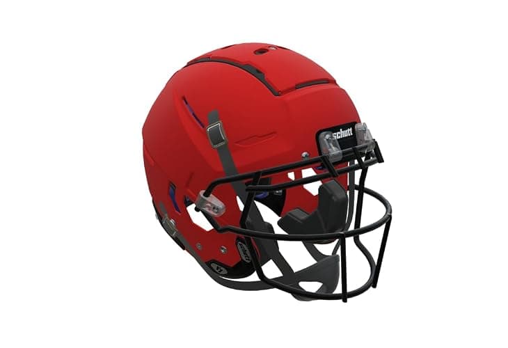 Schutt Youth F7 LX1 Football Helmet with Facemask, Gloss & Matte Colors - Image 1