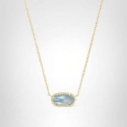 Kendra Scott Elisa Pendant Necklace for Women, Fashion Jewelry, 14k Gold-Plated thumbnail 3