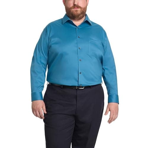 Van Heusen Men's Tall Fit Ultra Wrinkle Free Flex Collar Stretch Dress Shirt (Big & Tall) - Image 1