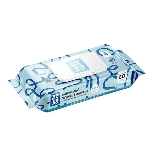 Hello Bello Baby Wipes 60 count - 60 count (Pack of 1) - Skin Cleaning Wipe thumbnail 2