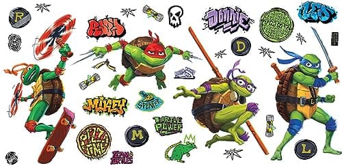 RoomMates RMK5442SCS Characters Wall Decals, Green - Image 1