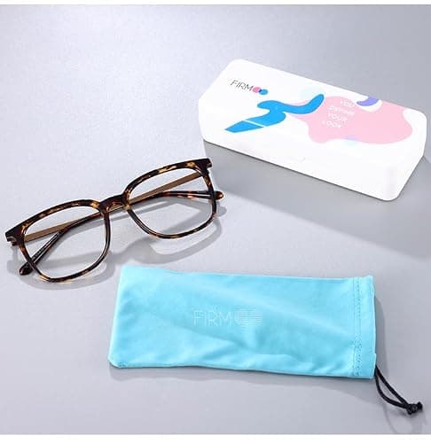 Firmoo Oversized Blue Light Blocking Glasses for Women/Men, Large Square Frame Computer Glasses for Screens thumbnail 8