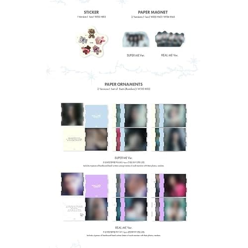 ILLIT [1st Mini Album 'SUPER REAL ME'](SUPER ME Ver.) + 3 Extra Photocards Set thumbnail 6