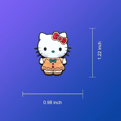 12 15Pcs Cute Charms for Croc Clog Shoes Decoration, Cats Charms Accessories for Shoe thumbnail 2