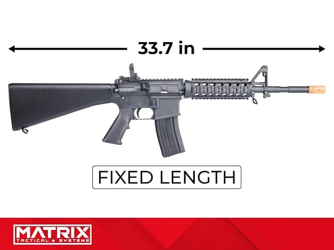 Evike Airsoft - Matrix M4 GBB M4-Style Gas Blowback Airsoft Rifle w/Reinforced WA System (Model: Full Stock M4 RIS) thumbnail 7
