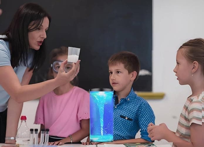 Mindiverse 12.5Inches Twister Hurricane Light with Remote & Breath Light - Water Vortex Mood Lamp, Fun and Exciting Gift for Boys,Girls, Kids Christmas Birthday Holiday thumbnail 5