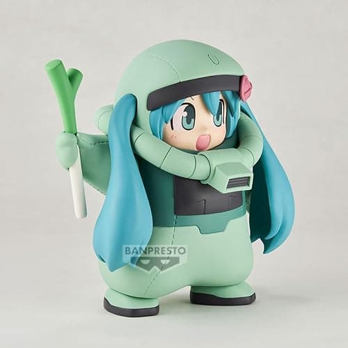 Banpresto - Gundam 45th x Hatsune Miku - Zaku Costume (Hatsune Miku Ver.) Figure thumbnail 3