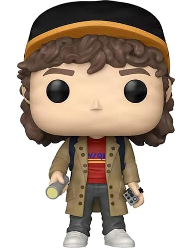 Funko Pop! Television Stranger Things Dustin Henderson Vinyl Figure #1796 with Flashlight Collectible for Display thumbnail 2
