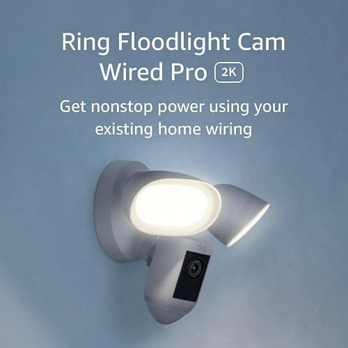 Ring Floodlight Cam Wired Pro with Ring Battery Doorbell thumbnail 8