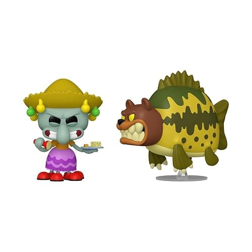 Funko Pop! Animation: Spongebob Squarepants - Squidward & Sea Bear, 2-Pack - Collectable Vinyl Figure - Gift Idea - Official Merchandise - Toys for Kids & Adults thumbnail 2