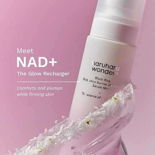 haruharu Wonder Black Rice Probiotics 2% NAD+ Serum Mist, Ultra-Fine Mist, Hydrating & Plumping, Barrier Support, Sensitive Skin, Ceramide, Korean Skincare, Vegan, 2.70 fl.oz thumbnail 4
