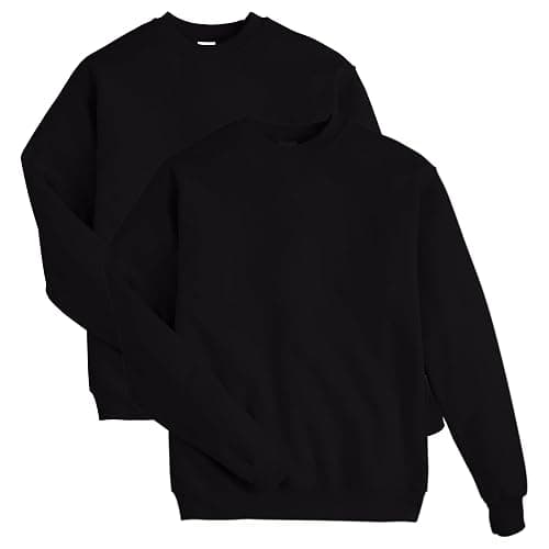Hanes Men's Ecosmart Fleece Sweatshirt, Pullover Crewneck Sweatshirt, Big & Tall, 1 or 2 Pack - Image 1