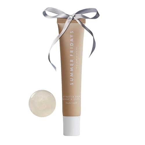 Summer Fridays Lip Butter Balm - Conditioning Lip Mask and Lip Balm for Instant Moisture, Shine and Hydration - Sheer-Tinted, Soothing Lip Care - Vanilla (.5 Oz) - Image 1