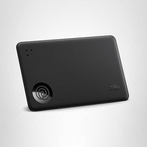 Tile by Life360 Slim - Wallet Finder, Bluetooth Tracker and Item Locator for Luggage Tags, Passports and More. Both iOS and Android Compatible. Phone Finder. 1-Pack (Black) thumbnail 8