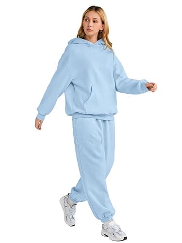 AUTOMET Womens 2 Piece Outfits Lounge Hoodie Sweatsuit Sets Plus Size Fall Fashion Clothes Airport Travel Pants Tracksuits thumbnail 4