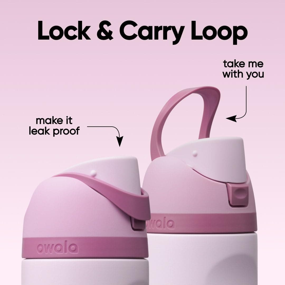 Owala FreeSip - Acero inoxidable - 24 oz - Lila - Lilac You A lot thumbnail 3