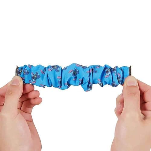 Cute Stitch Scrunchie Elastic Watch Band ，Adorable Gifts Ideas For women,Best friend,Compatible With apple iWatch Series 6/5/4/3/2/1,For Watch Band 38mm/40mm thumbnail 5