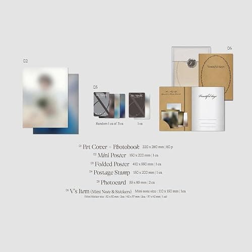 [ Weverse ] Special 8 Photo-Folio Me, Myself, and V ‘Veautiful Days’ thumbnail 3