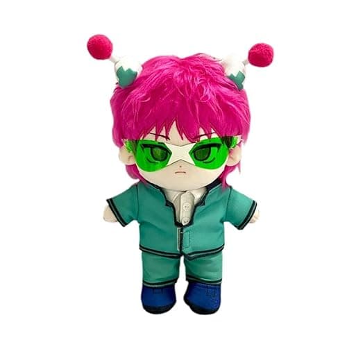 Cayhut Anime Dress Up Chaning Cloth Stuffed Plush Doll Figure Fumo Cute 20cm Saiki Kusuo