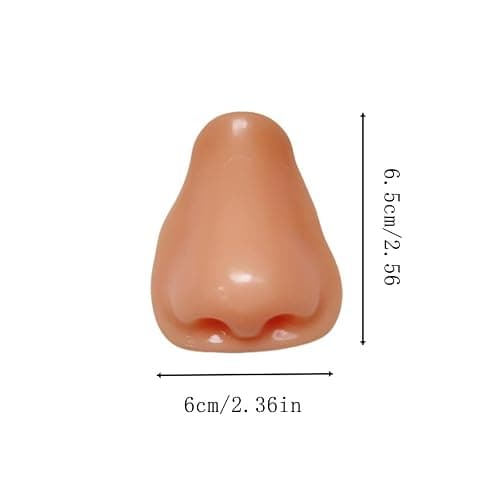 3D Soft Silicone Nose Models Pimple Popping, Funny Pimple Popper Toy, Funny Novelty Anxiety Relief for Adults & Teens (2pc) thumbnail 3