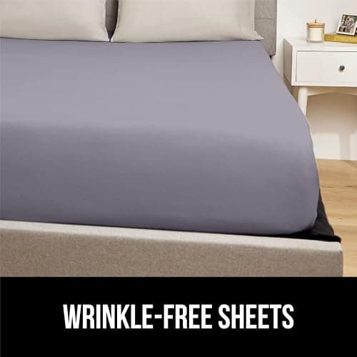 GORILLA GRIP Patent Pending Bed Sheet Holders, Adjustable Elastic Fasteners with Metal Clips, Keep in Place Fitted Bedding Straps, Firm Tight Suspenders for Mattress, US Designed, 4 Pack White thumbnail 8