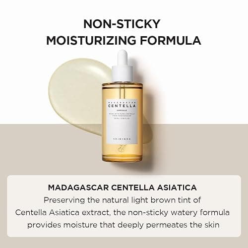 SKIN1004 Madagascar Centella Asiatica Ampoule Facial Serum 1.85 fl.oz, 55ml, Soothes Acne Prone and Sensitive Skin - 1.85 Fl Oz (Pack of 1) thumbnail 2
