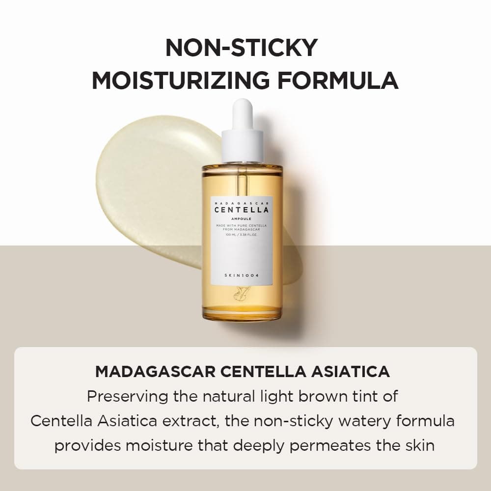 SKIN1004 Madagascar Centella Asiatica Ampoule Facial Serum 1,85 Fl.Oz, 55Ml, Acalma Peles Sensíveis E Propensas À Acne thumbnail 2