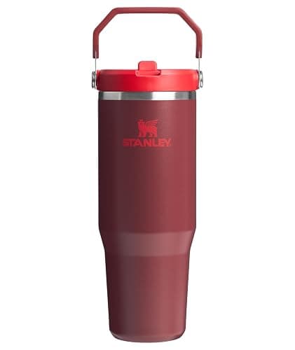 Stanley IceFlow Flip Straw Tumbler with Handle | Twist On Lid and Flip Up Straw | Leak Resistant Water Bottle | Insulated Stainless Steel | BPA-Free - Image 1